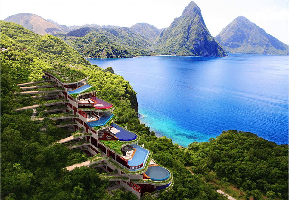 Jade Sea resort in St. Lucia