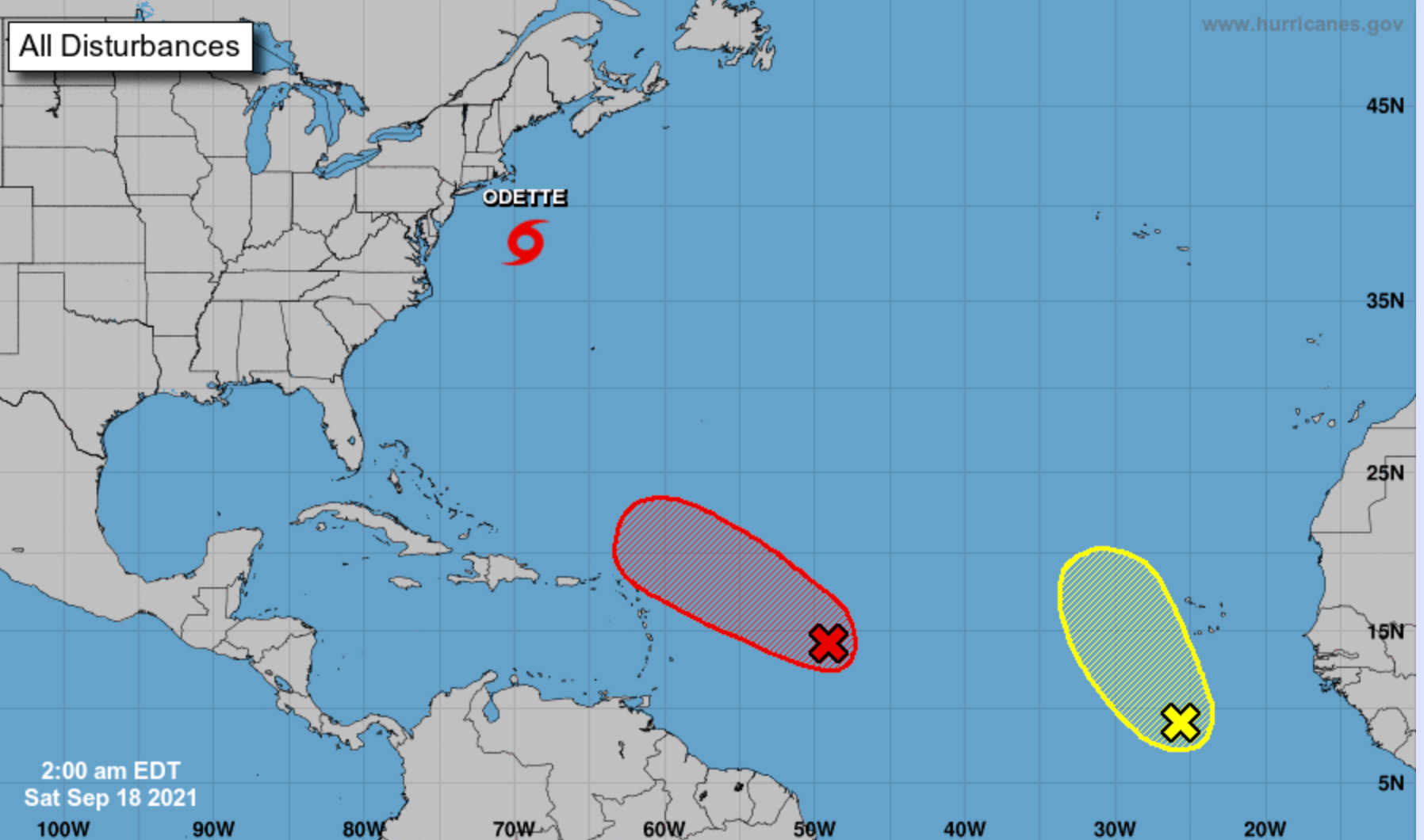 National Hurricane Center Advising Northern Leeward Islands to Monitor System Expected to Develop Into Tropical Depression