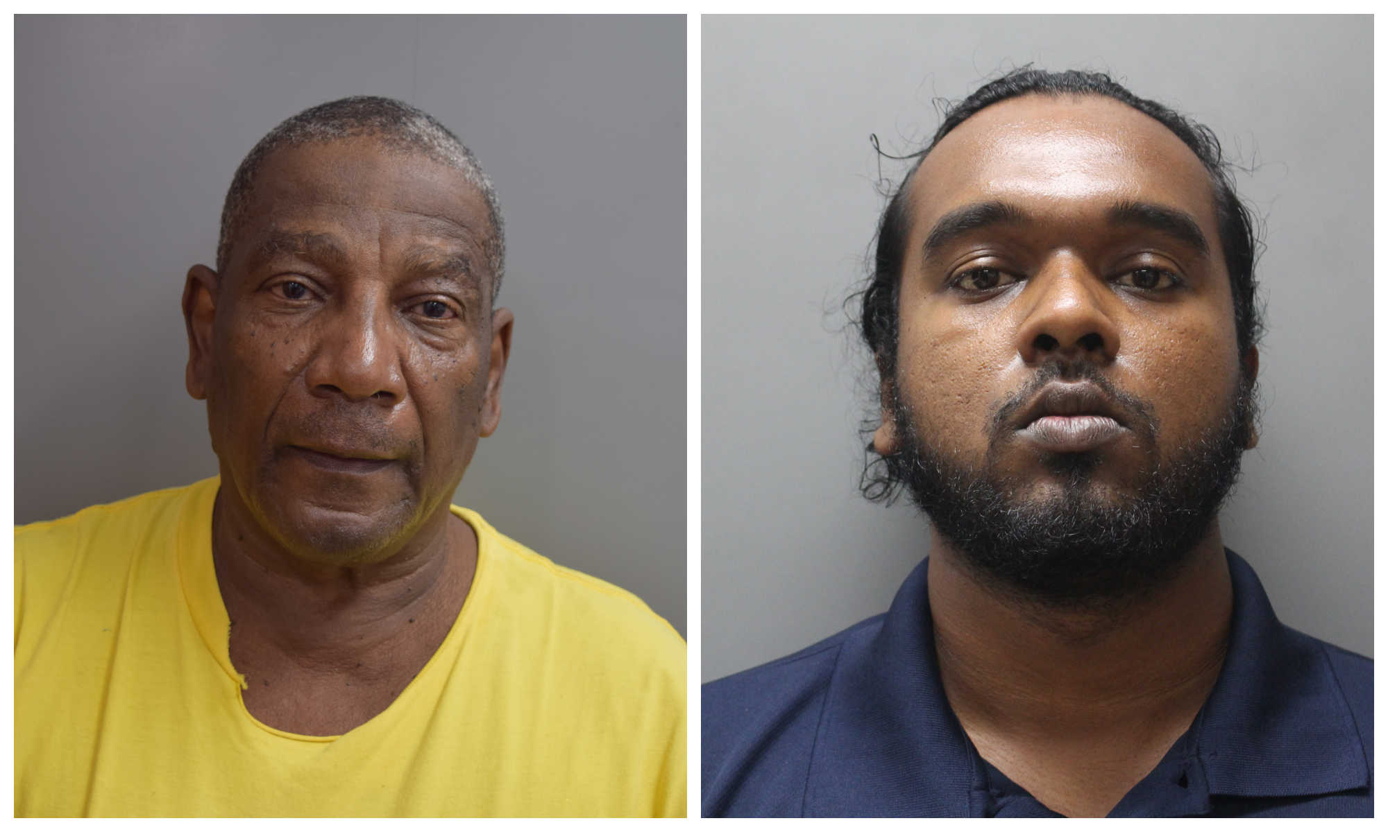 From left, 66-year-old Albert Edwards and 28-year-old Kishan Mootooveran.