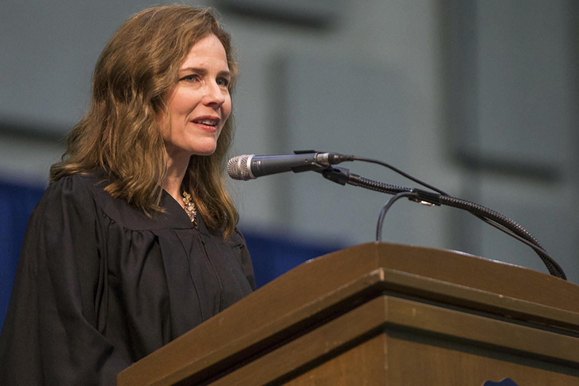 To Fill Supreme Court Vacancy, Trump Plans on Nominating Amy Coney Barrett