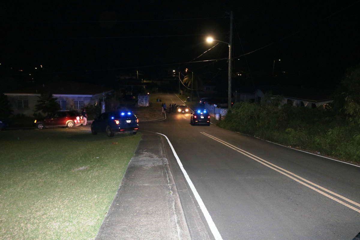 Scene of the shooting in Barren Spot