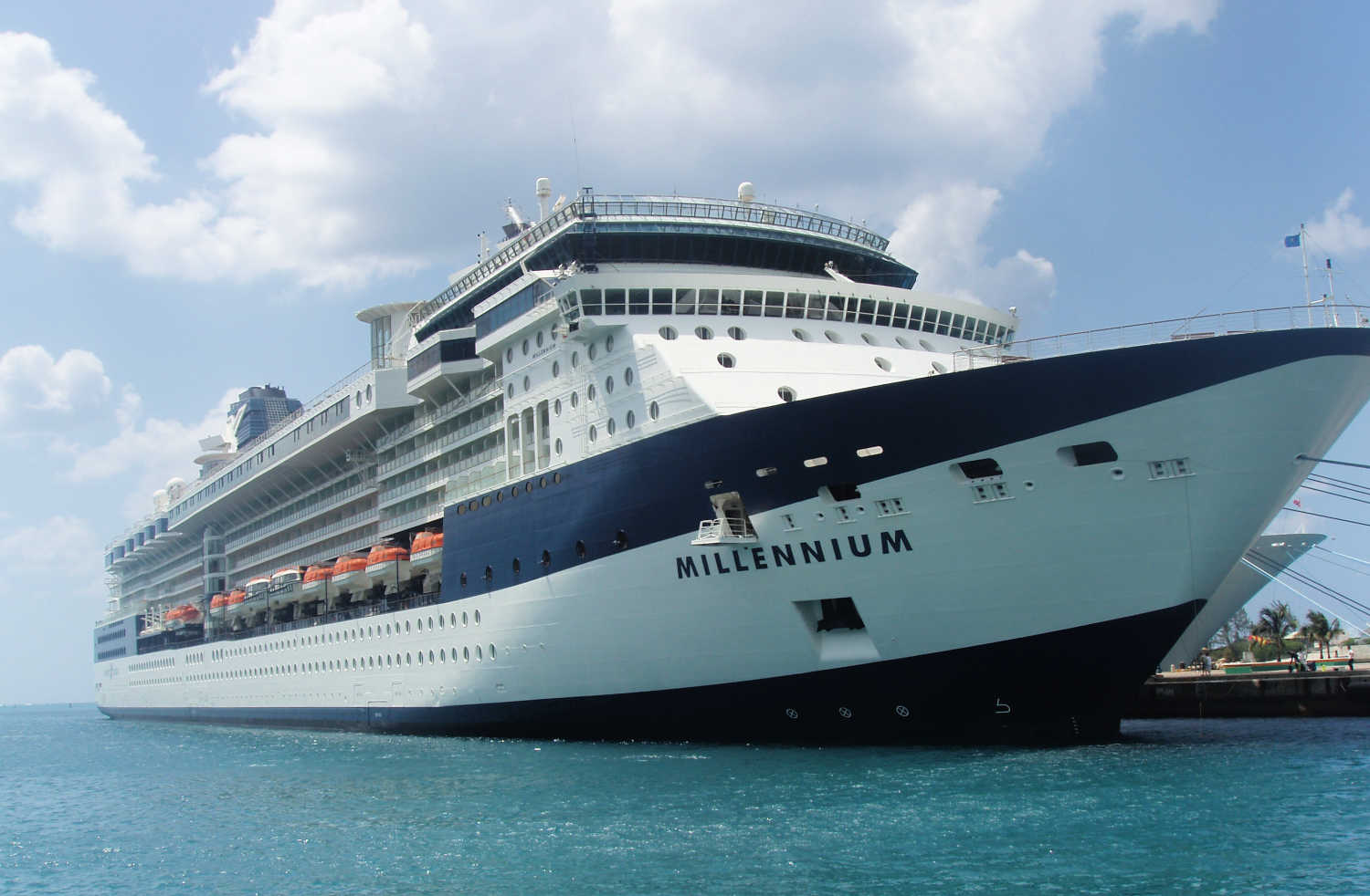 Celebrity Millennium Cruise Ship, operated by Celebrity Cruises.