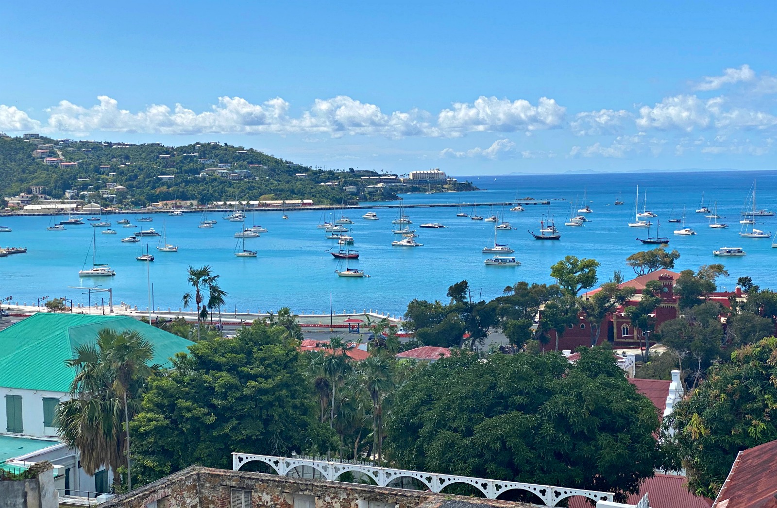 Charlotte Amalie Waterfront on Thursday, March 28, 2020