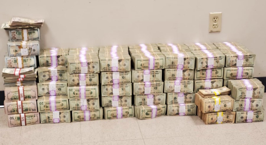 Money seized by CBP