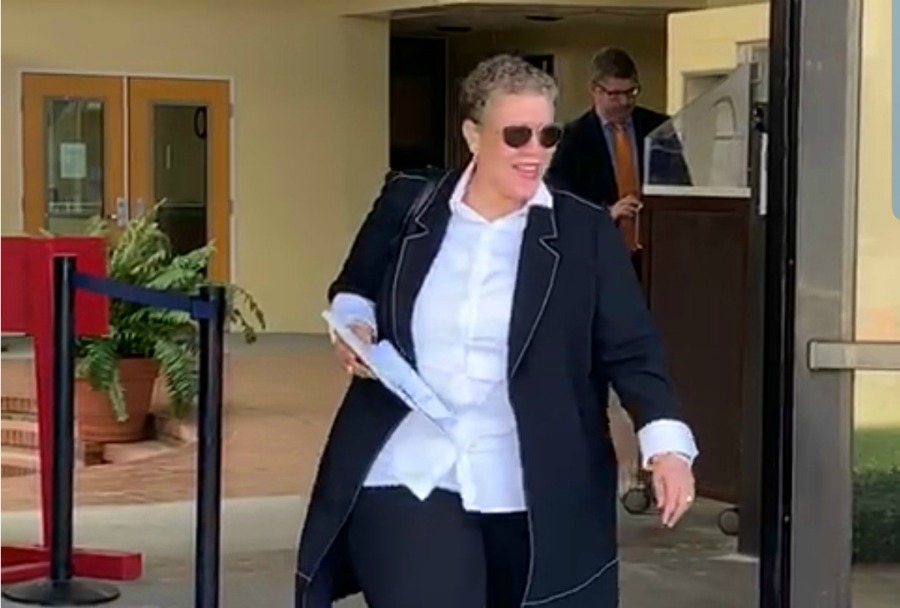 Violet Anne Golden leaves Federal Court in St. Thomas