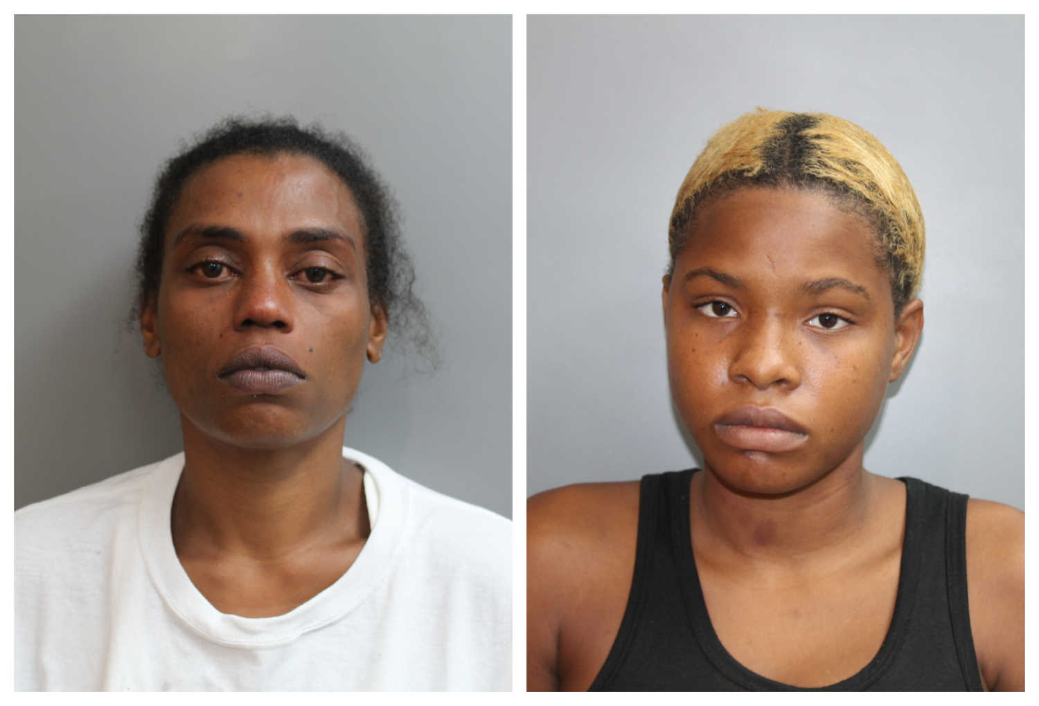 From left to right, Alicia Greenaway and Jahkisha Prescott.