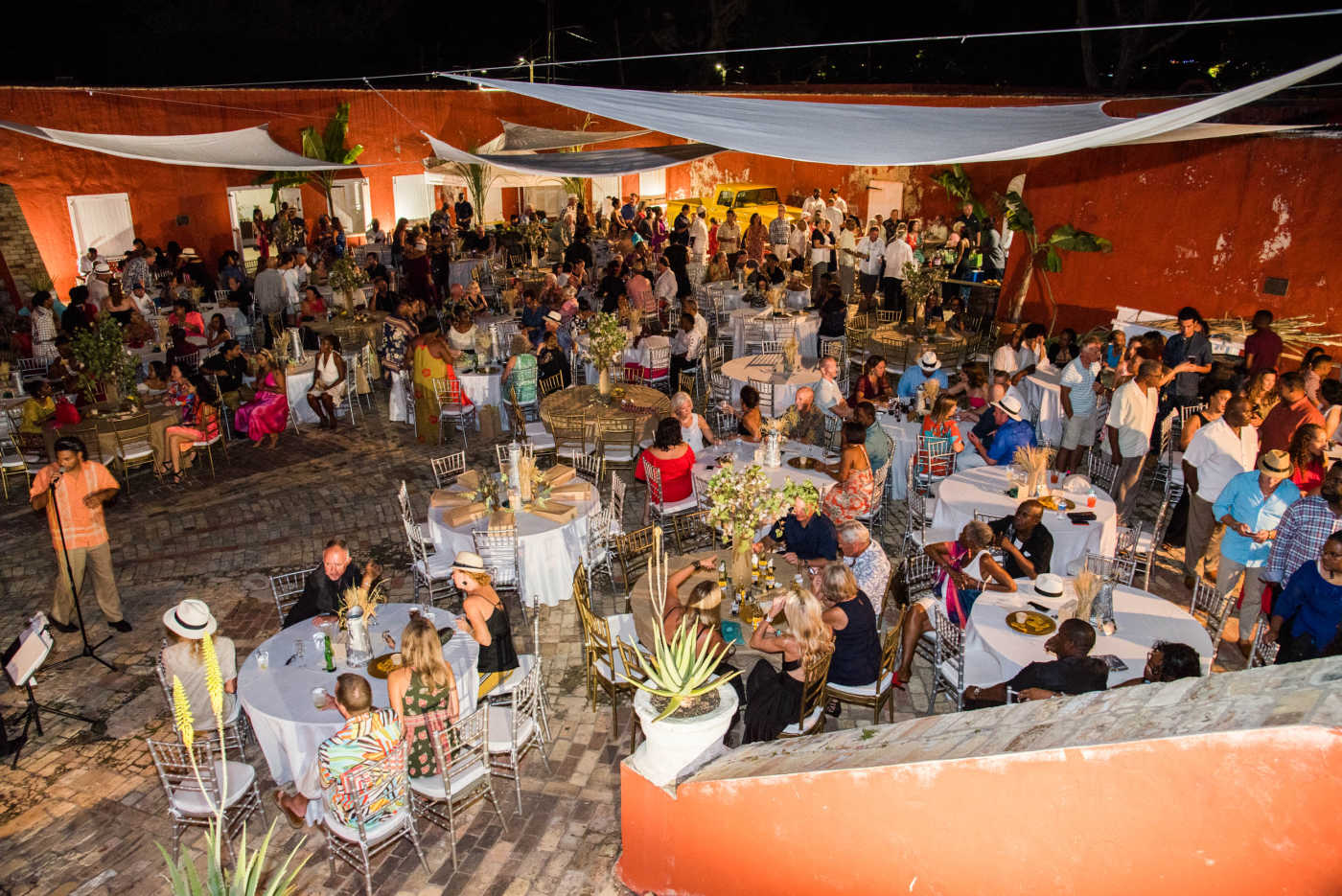 Photo of the 3rd Annual Havana Nights event, held at Fort Frederik in Frederiksted.