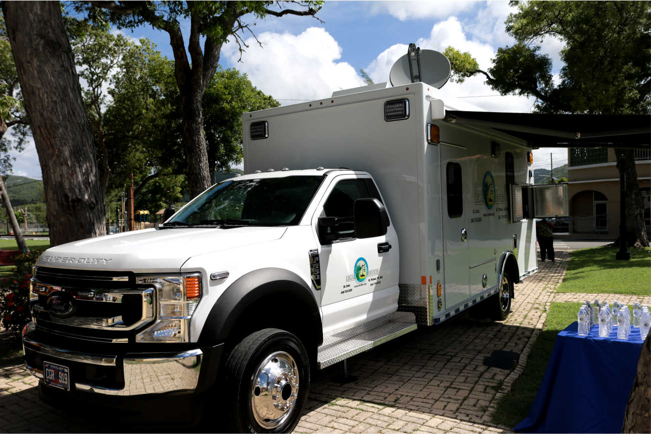 Legal Services of the Virgin Islands Mobile Justice Unit on St. Croix.