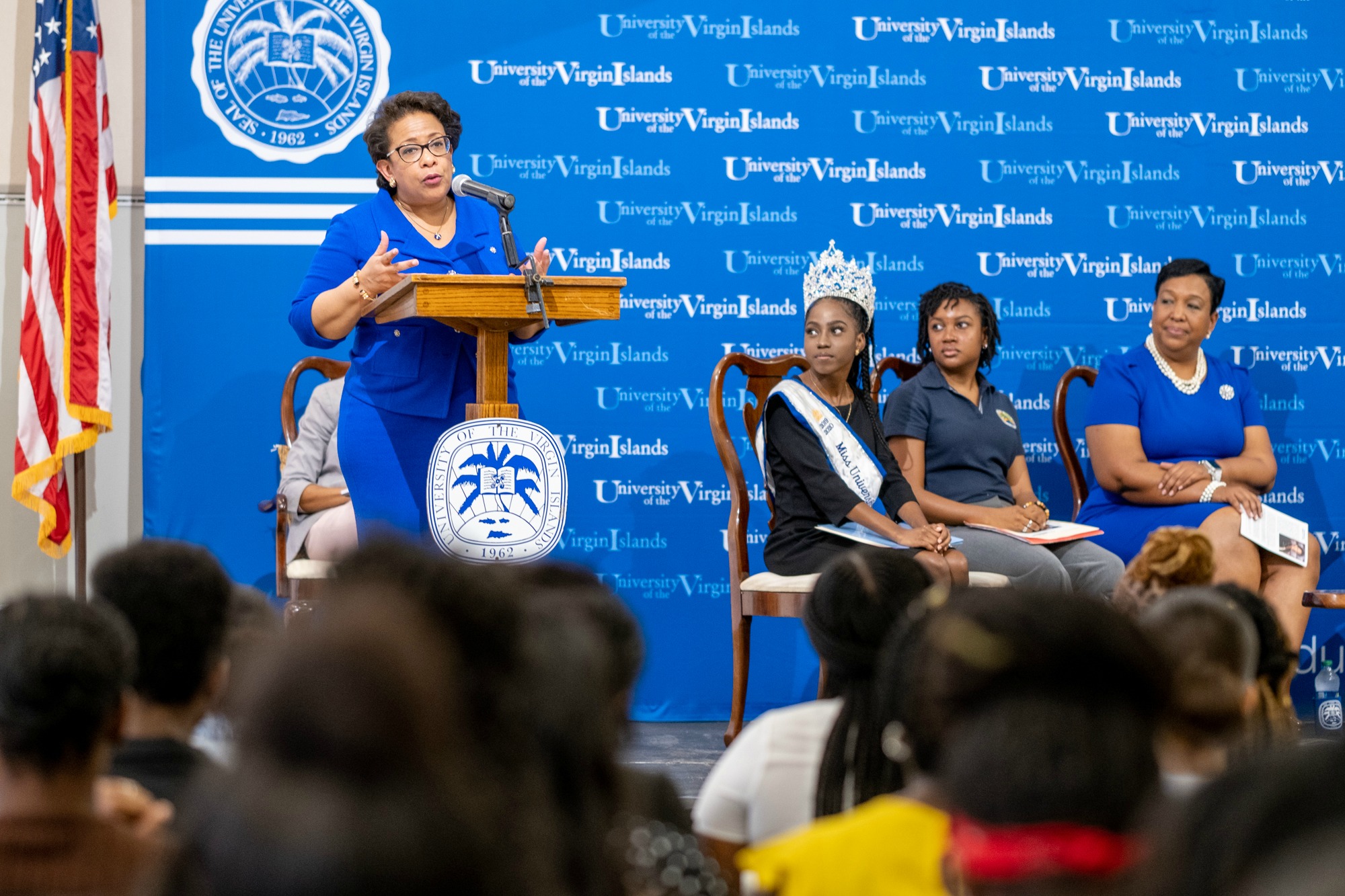 Loretta E. Lynch delivers speech at UVI convocation on St. Croix