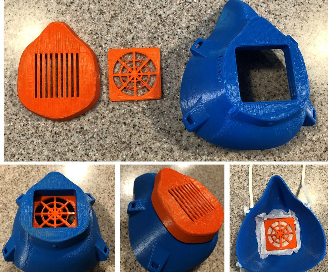 3D respiratory masks created by UVI