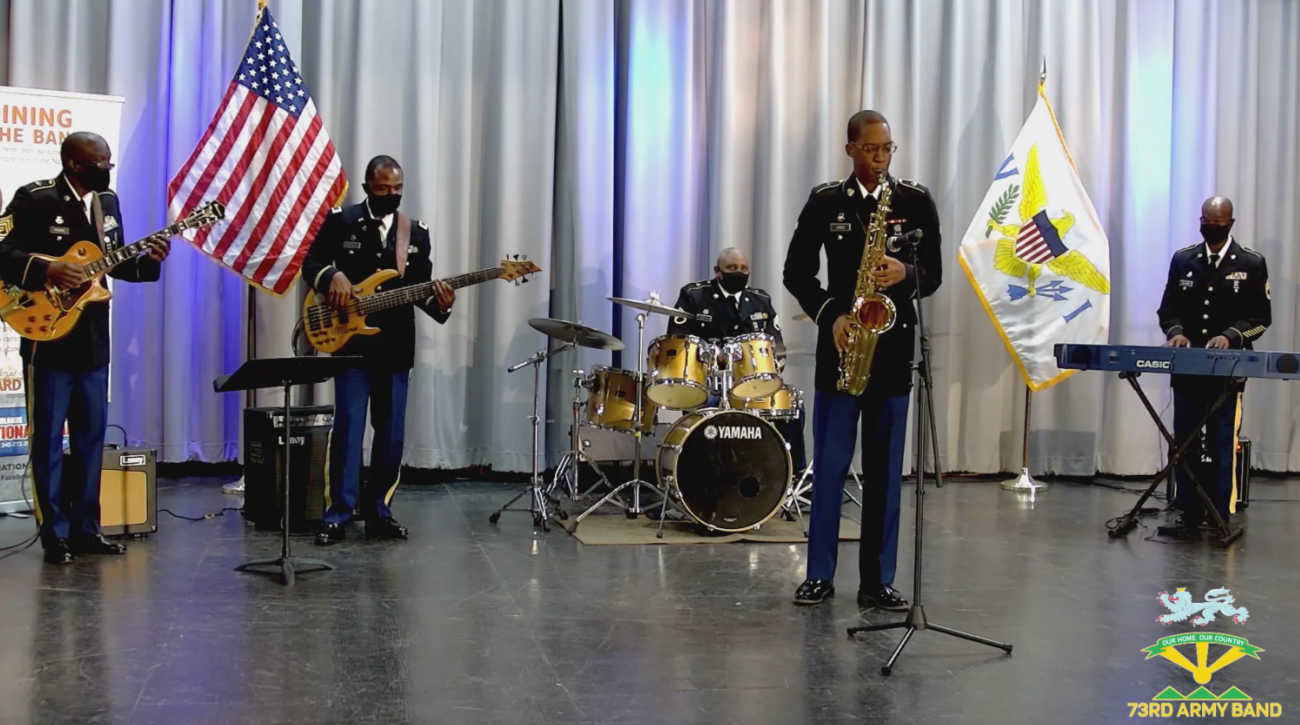 Watch: A Special Veterans Day Presentation by the VI National Guard's 73rd Army Band
