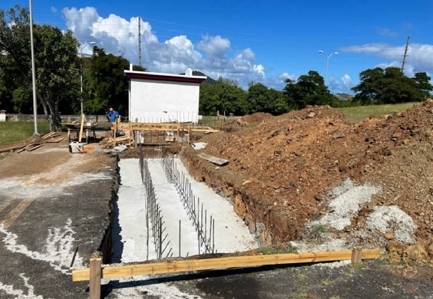 New Crypt and Columbarium on St. Thomas.