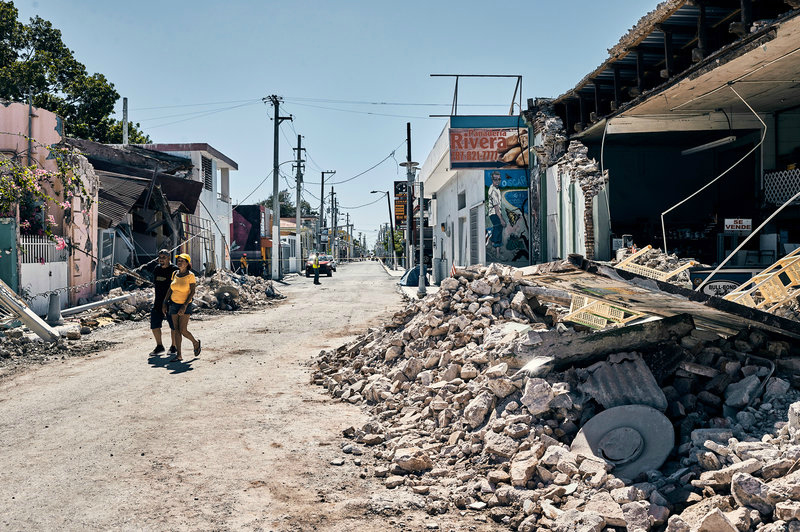 Earthquakes in January have destroyed homes and communities in the southern portion of Puerto Rico