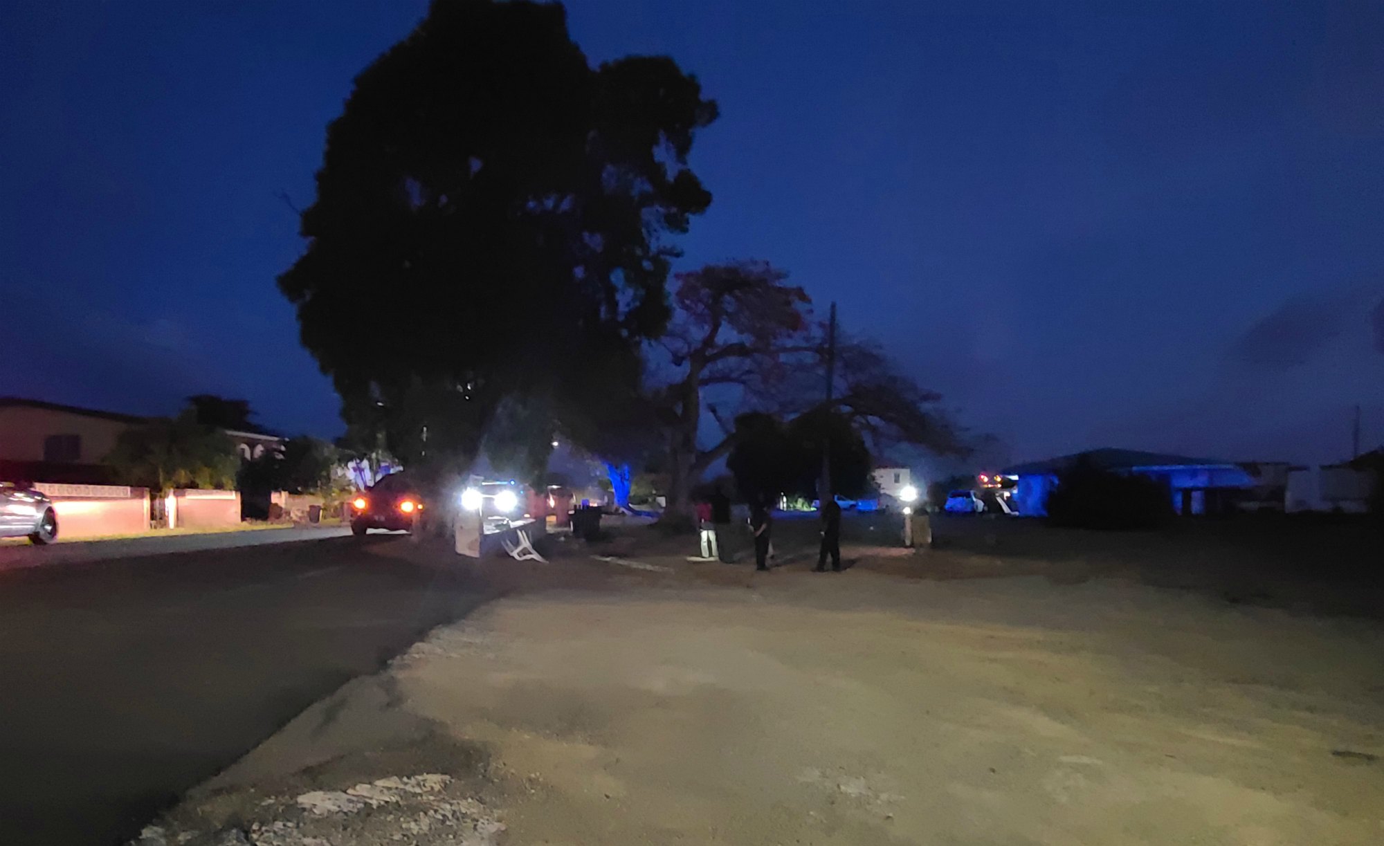 Scene of Saturday night's shooting in Castle Coakley