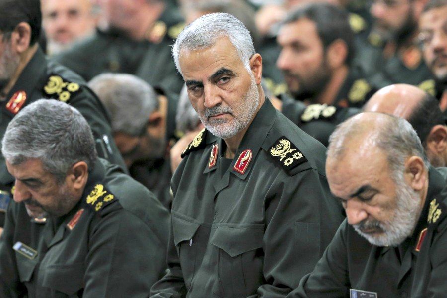 Maj. Gen. Qassem Soleimani attends a meeting in Tehran in 2016