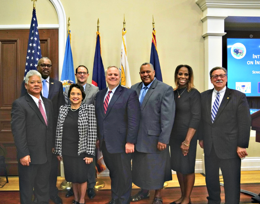 Assistant Secretary, Insular and International Affairs, and the Office of Insular Affairs carry out the Secretary of the Interior’s responsibilities for the U.S. territories on Feb. 11 at the White House.