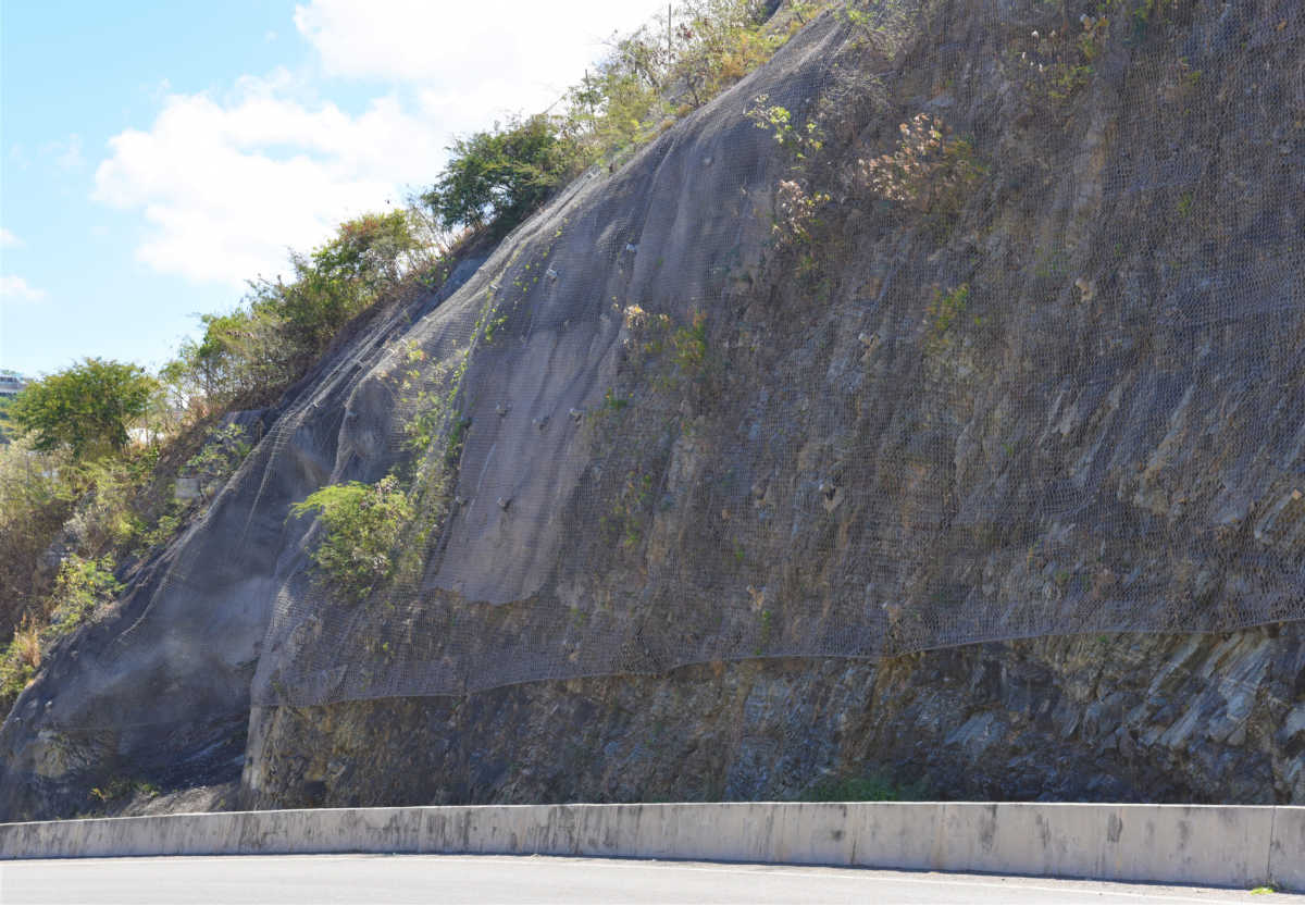 Example of Slope Stabilization Methods: Christiansted Bypass