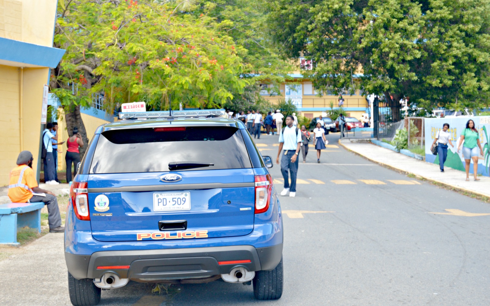 A number of fights broke out on the Charlotte Amalie Campus on Dec. 16, 2015, prompting a VIPD response.