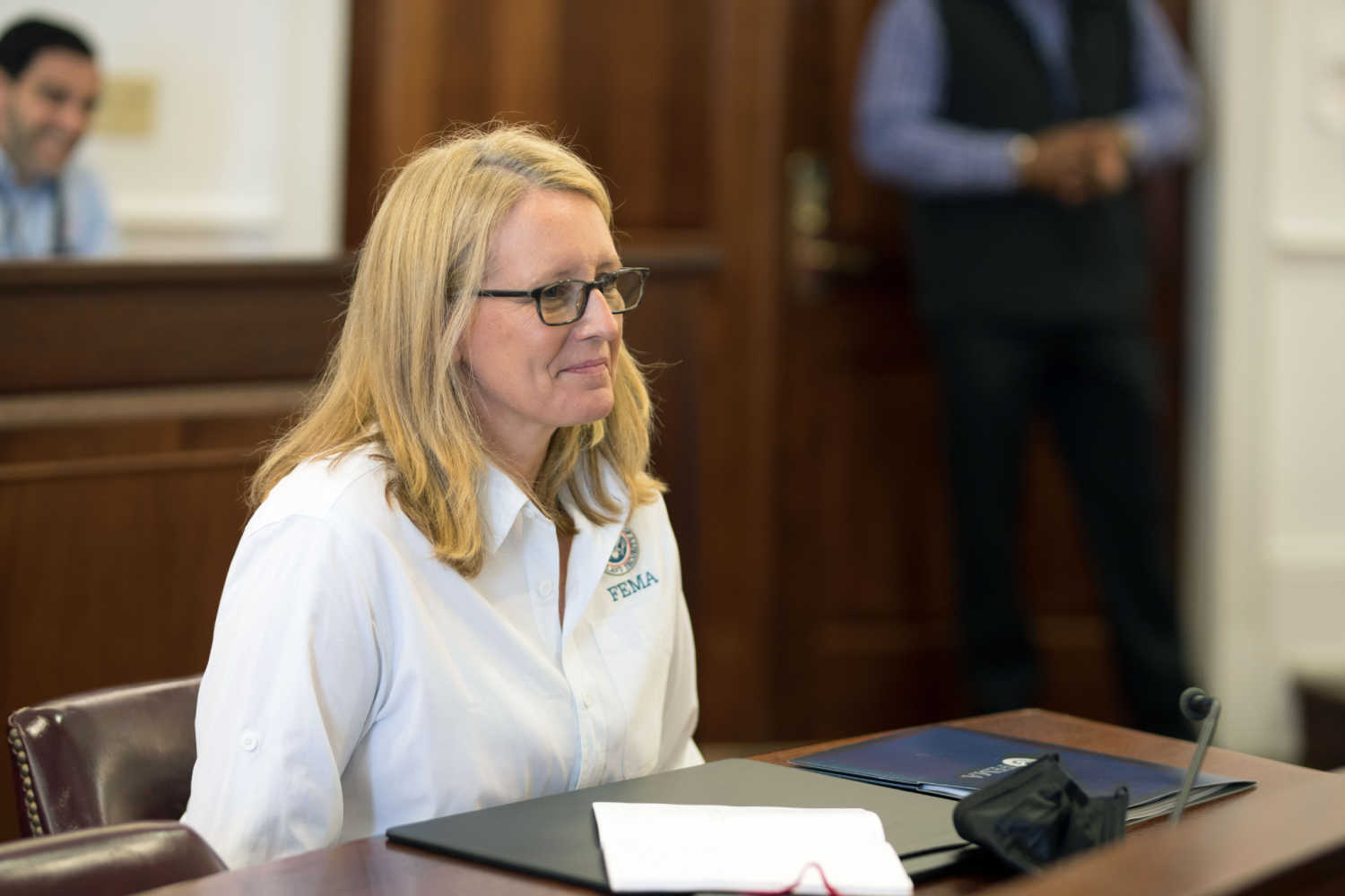 FEMA administrator Deanne Criswell was sworn into her new position on April 26, 2021 after being confirmed by Congress.