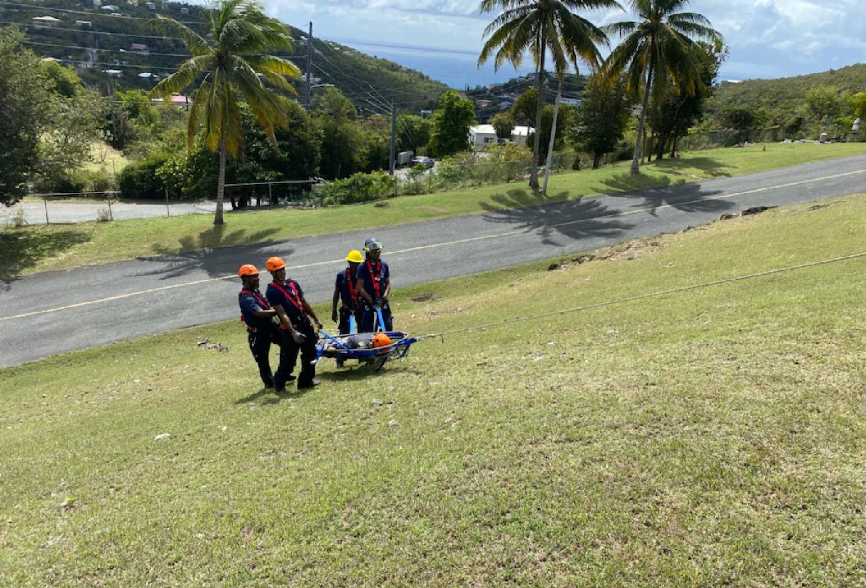 V.I. Fire Service and St. John Rescue Conduct Joint Training