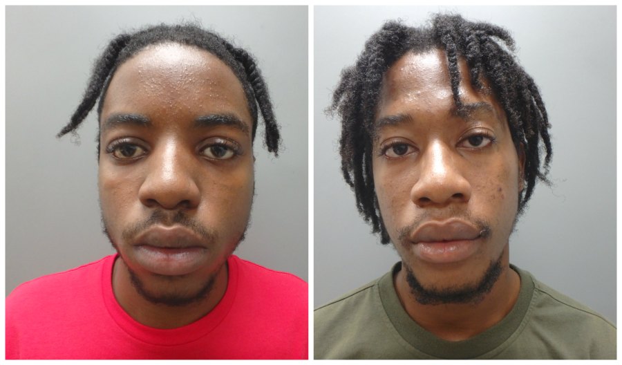Mugshots of Taharqa Wade, left, and Shaquani Milliner.