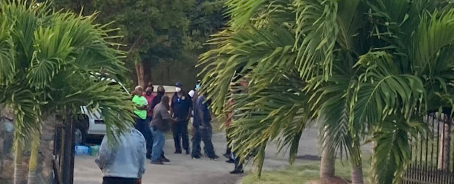 First responders near scene of helicopter crash