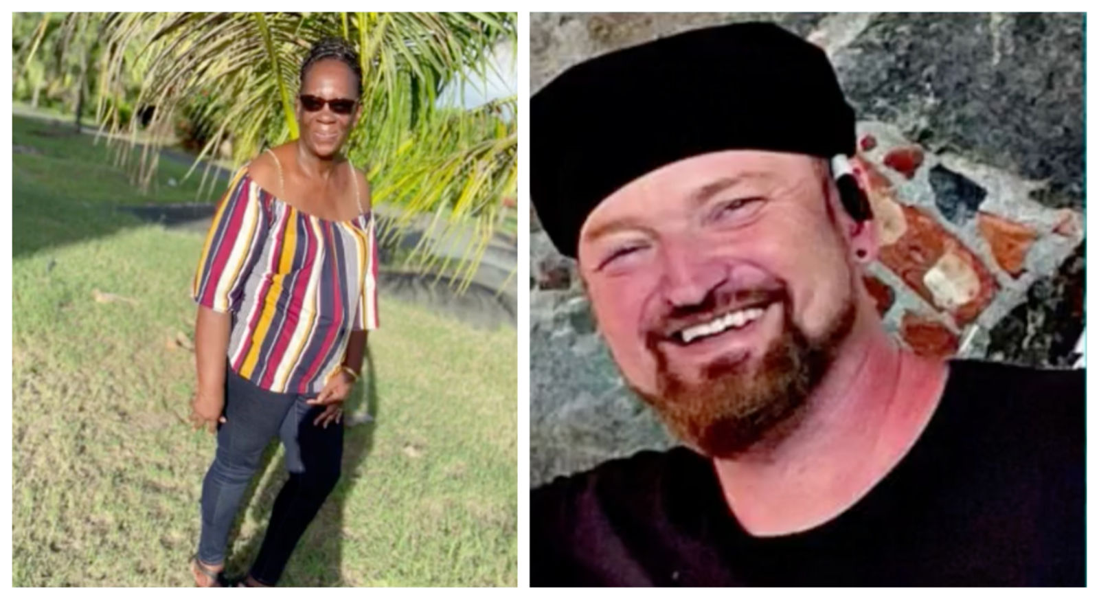 From left, Grethel Smith from the St. Croix District, and Ronald Mosholder from the St. Thomas-St. John District.