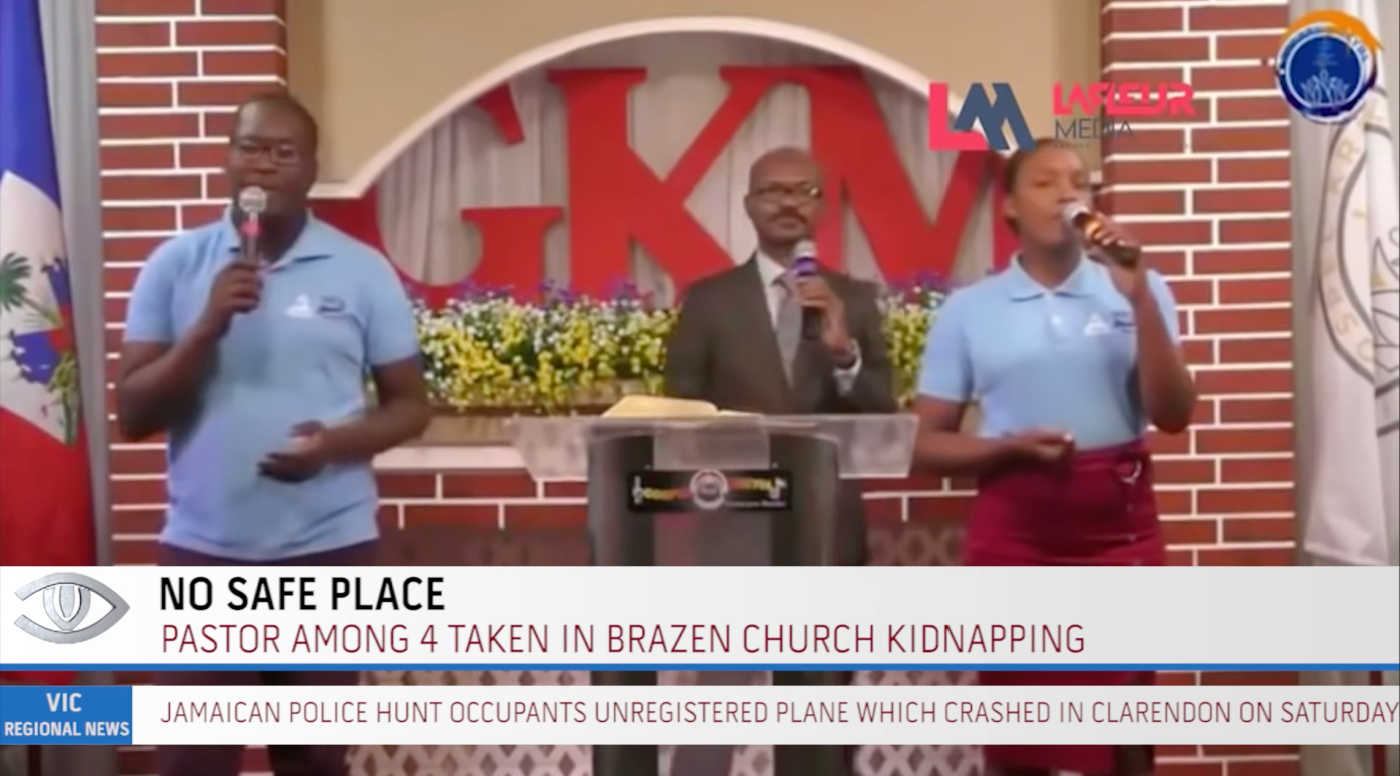 Watch: Haitian Pastor, Singers Kidnapped During Live Service