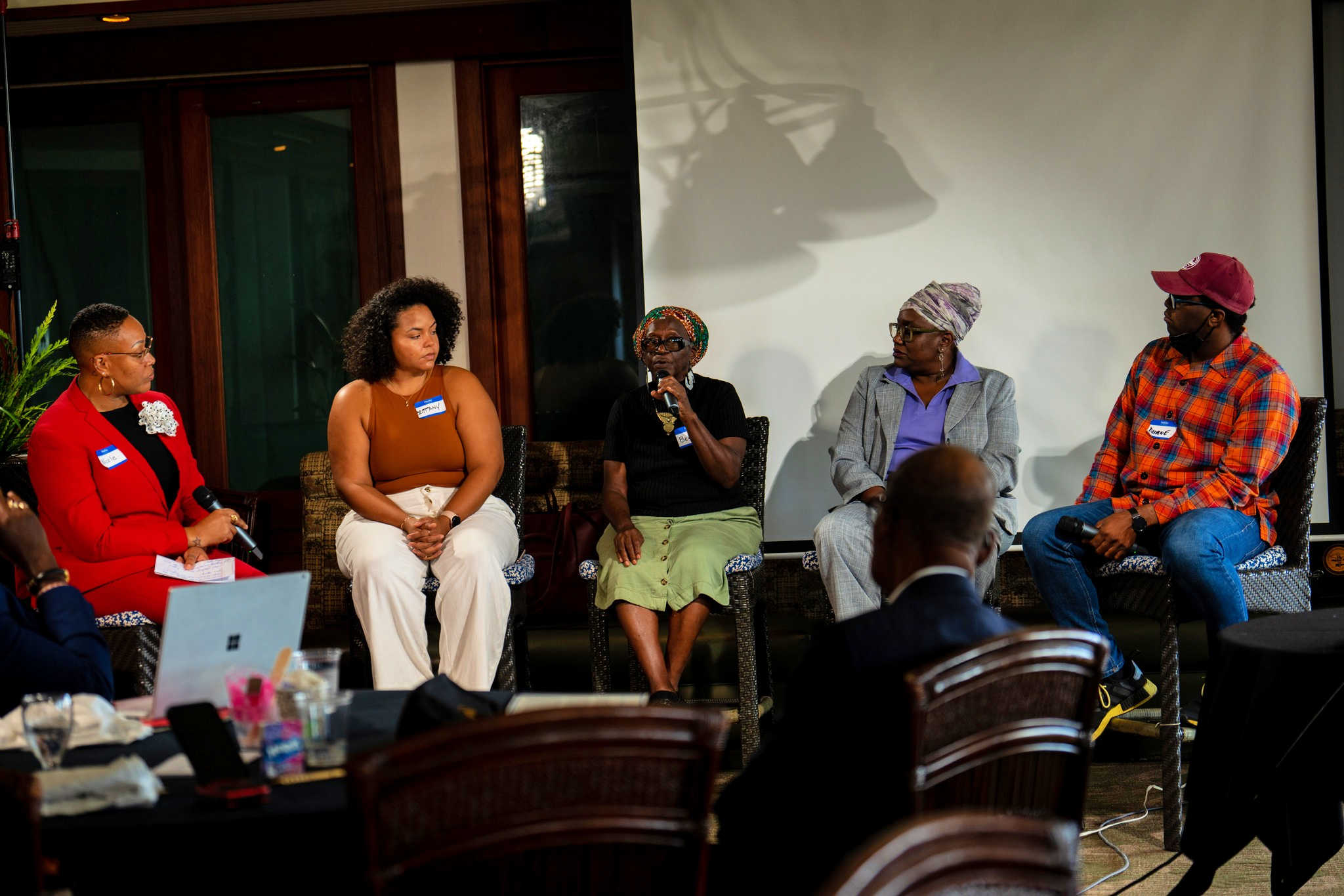 Panelists at the V.I. Dept. of Health's Health Equity Summit on St. Croix on Tues. Nov. 29, 2022.