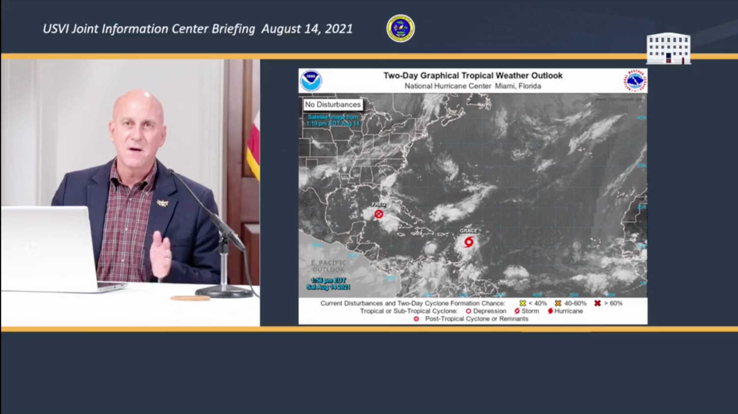 Watch | Bryan and VITEMA Provide Tropical Storm Grace Update