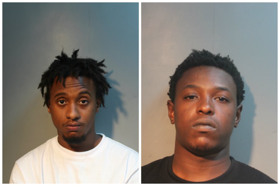 From left to right: Malik Rohlsen and D'Andre George