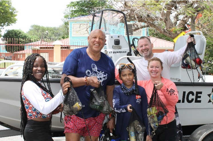 Frederiksted Gets Major Cleanup During 'Street to Reef World Oceans Day Cleanup' Planned by DPNR