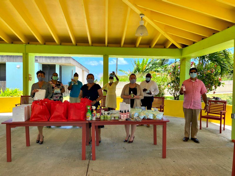 V.I. Department of Health Donates Coronavirus Protection and Prevention Supplies To Herbert Grigg Home for the Aged