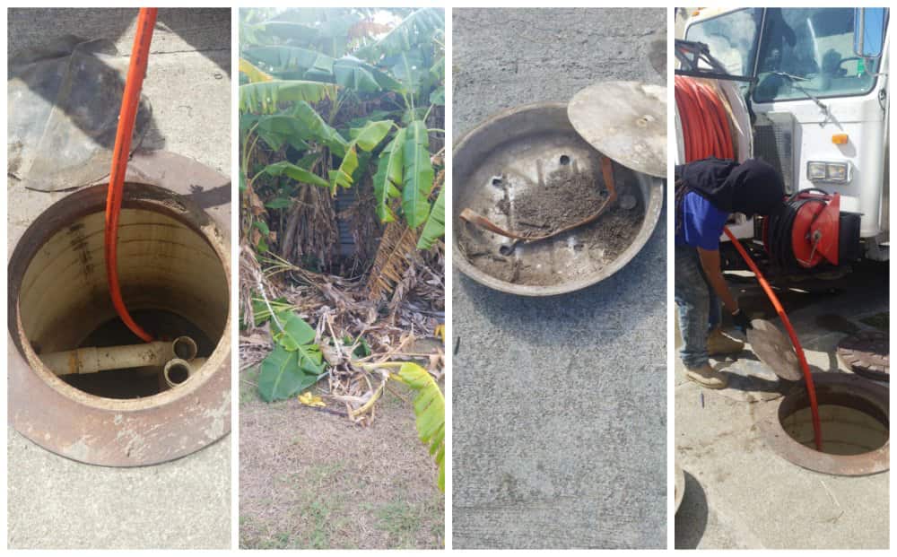 The Dept. of Education hired contractors last week to clean clogged sewers the department identified as the source of a foul smell that plagued the Central High School.