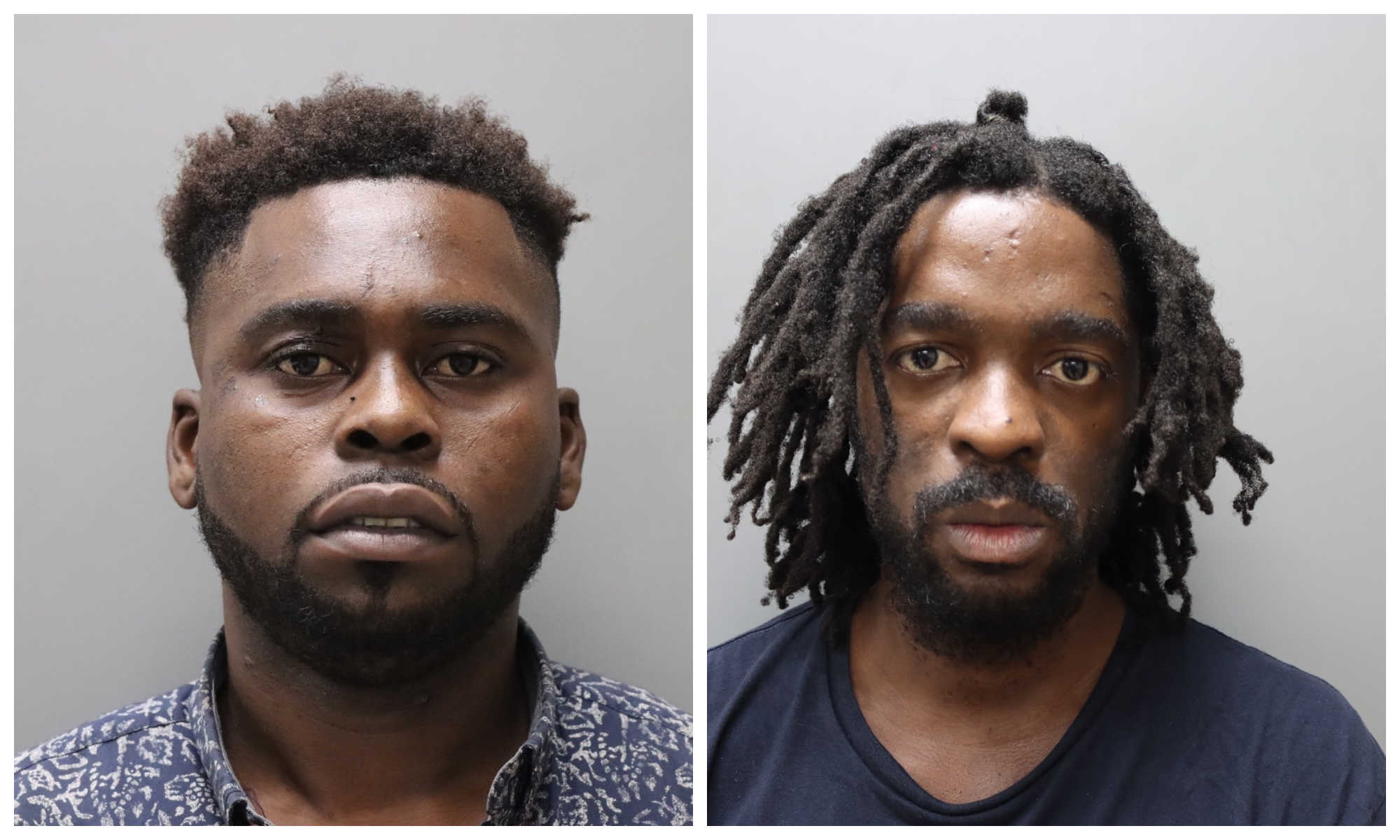 Mugshots of Mackadis Smith and Jeramy Lettsome.