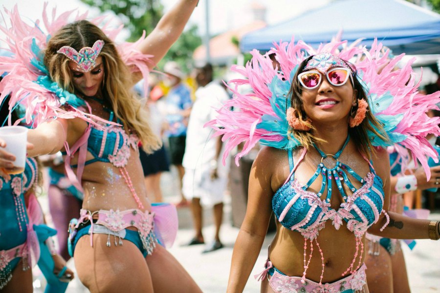 St. John Festival Revelers