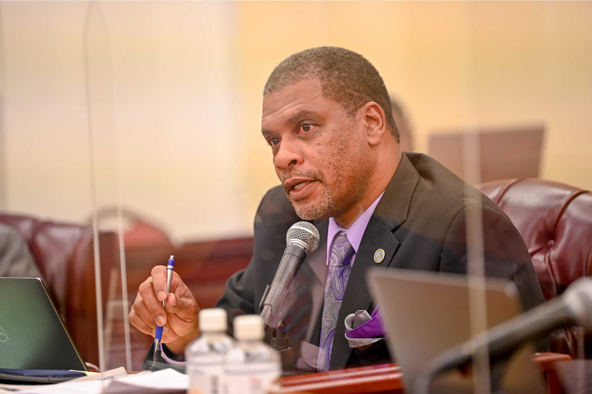 Senator Kurt Vialet spoke passionately during a Committee of the Whole hearing on Wed. June 23, 2021 about Covid-19 funding.
