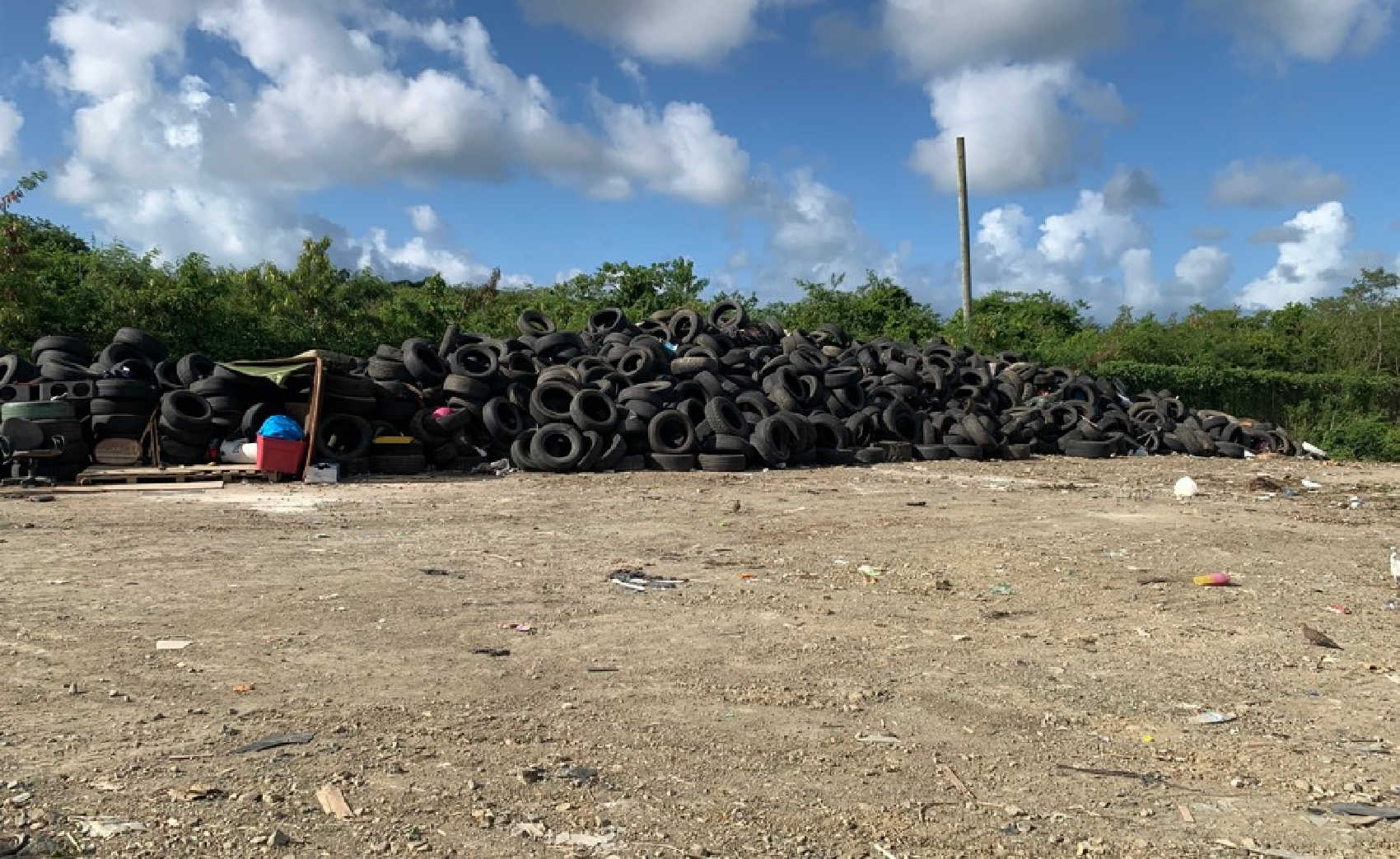 Waste Management Restores Mon Bijou Bin Site After Removing 2,800 Illegally Dumped Tires