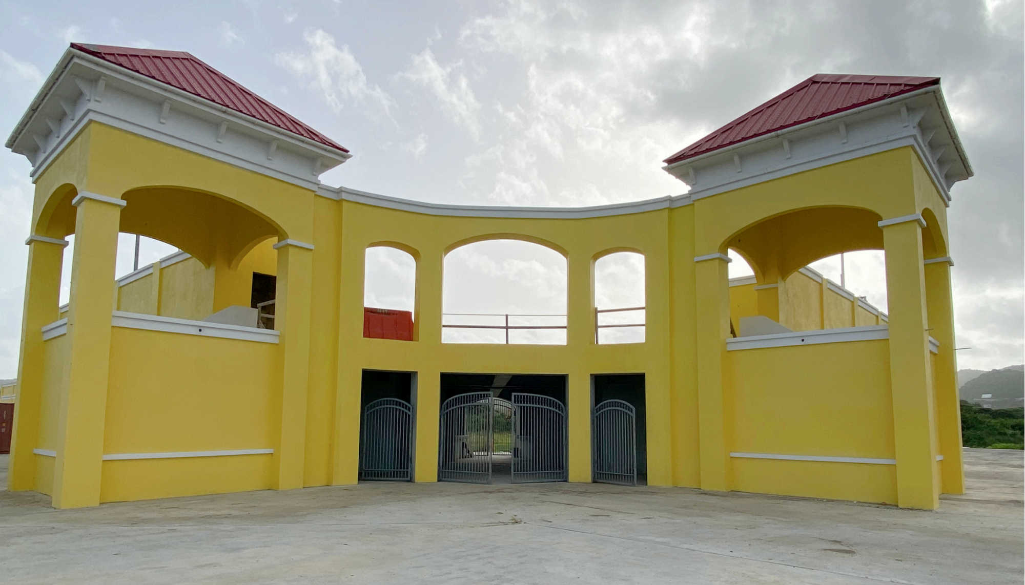 The Paul E. Joseph Stadium in Frederiksted, where officials say construction is now targeted for substantial completion by Dec. 31, 2026, though lawmakers remain doubtful after years of delays.