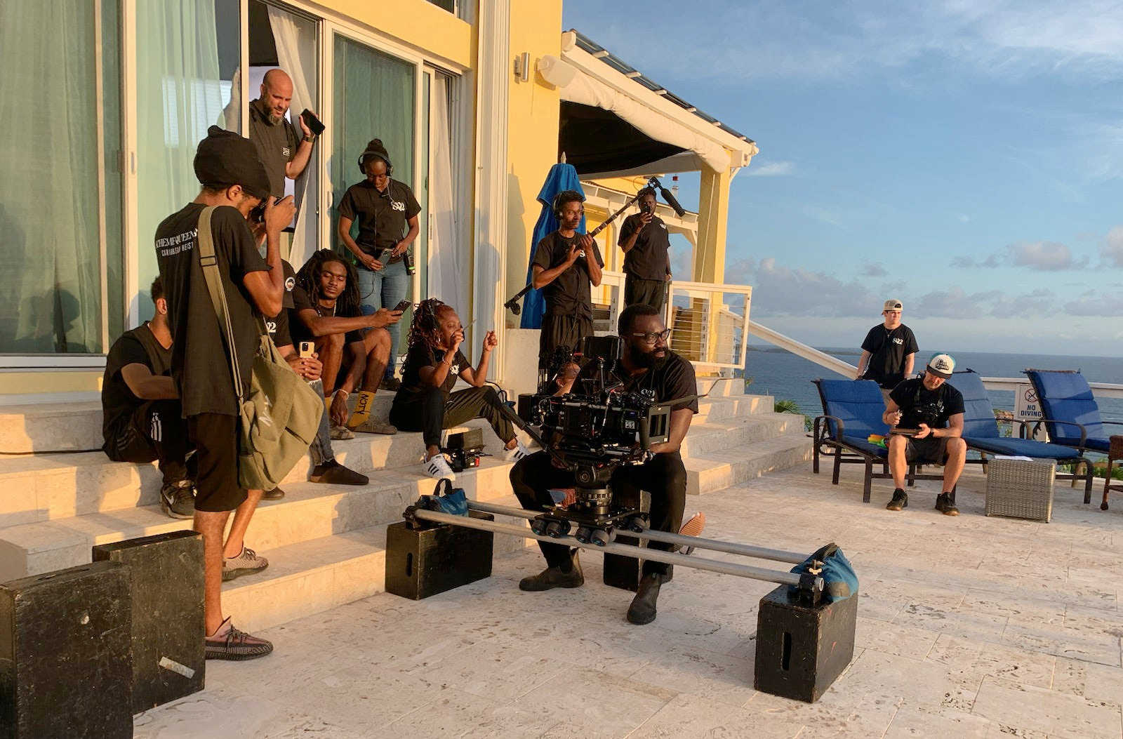 Behind-the-scenes filming of Scheme Queens 2: Caribbean Heist on St. Thomas, where visiting filmmakers worked alongside Virgin Islands cast and crew on the locally shot sequel premiering Oct. 8.