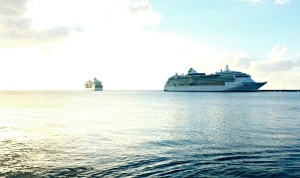 Cruise ships in Frederiksted,  St. Croix