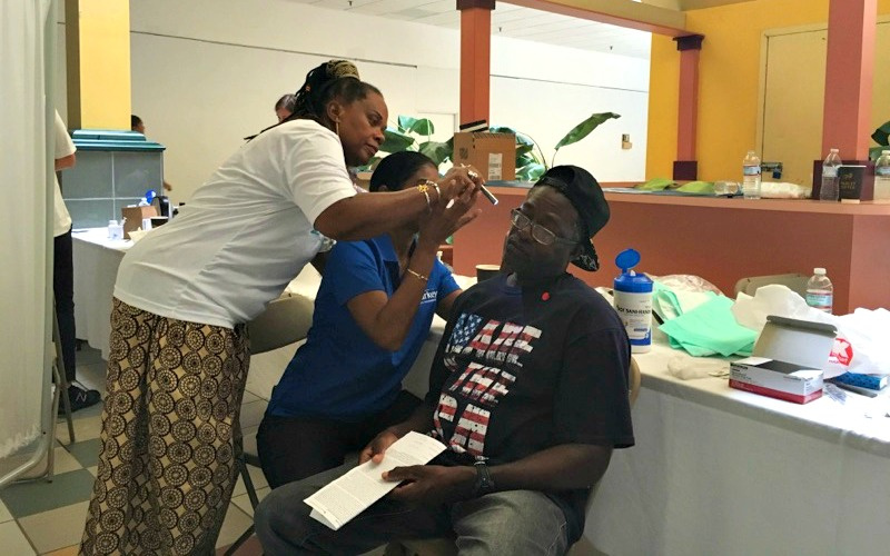 Watch: St. Croix Residents Treated To Free Ear Exams, Hearing Aids By Dept. of Health And The Starkey Hearing Foundation