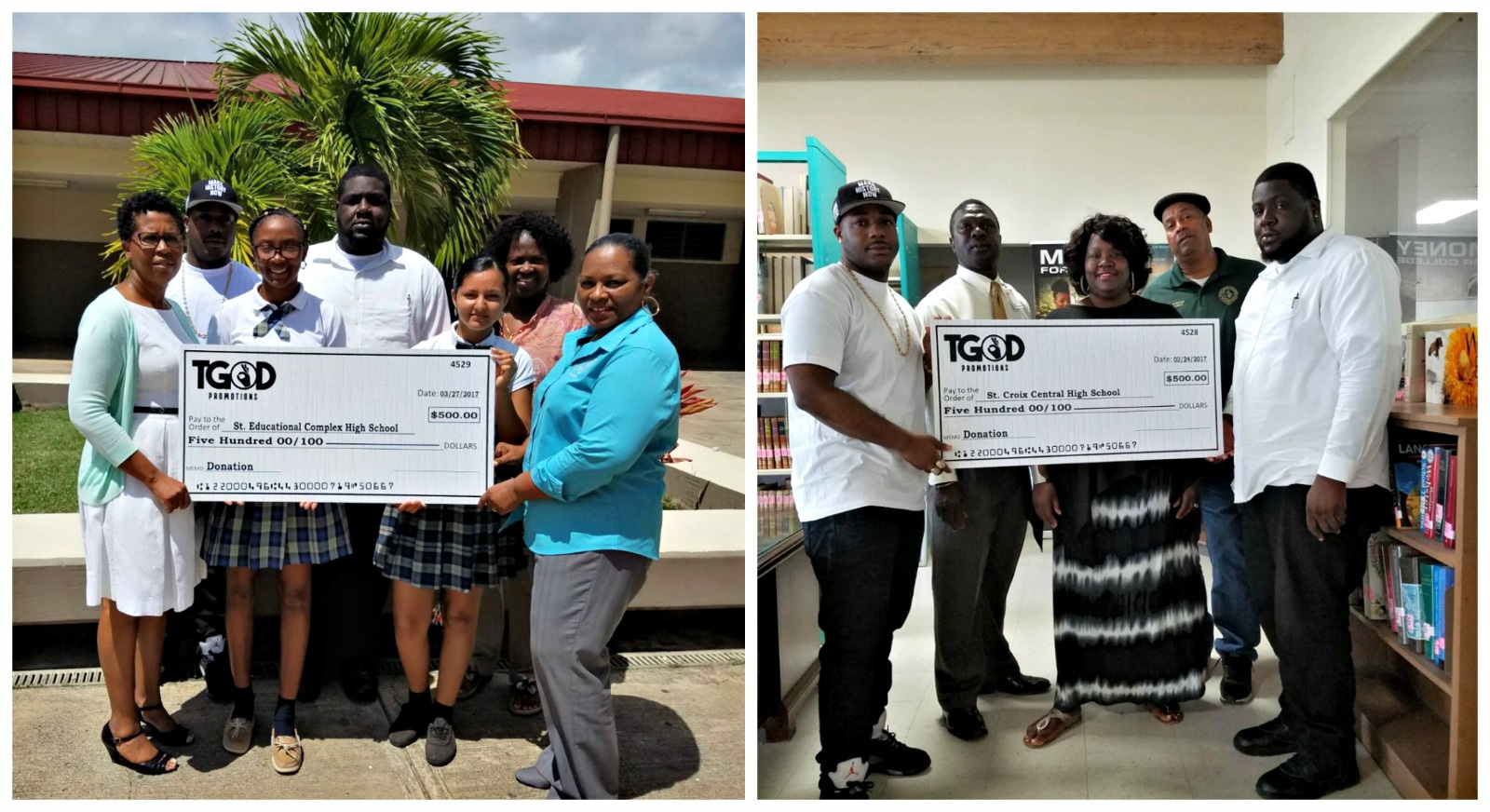 Turning A Negative Into A Positive, Entertainment Group Donates $1,000 To Schools' Anti-Bullying Program
