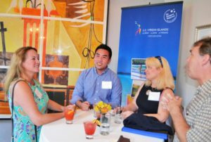 Orlando journalists at the USVI Media Mixer.