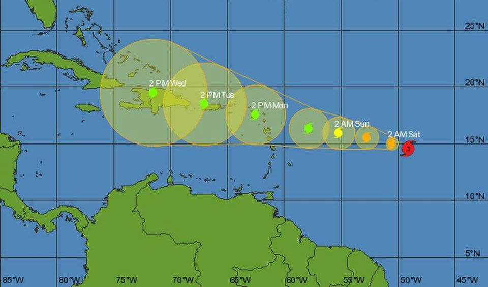 Danny Likely To Peak At Cat 3, VI Airports To Remain Open, U.S. Coast Guard Set Port Condition WHISKEY