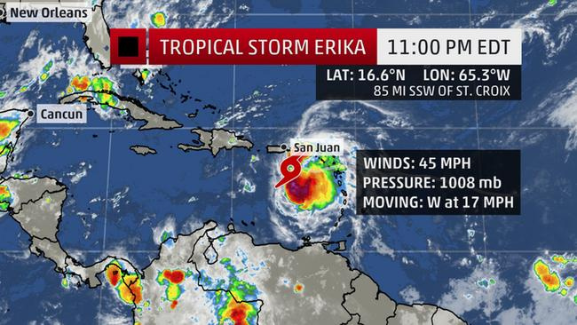 Over 60 MPH Wind Gust Reported On St. Croix, Heavy Rainfall Expected, Multiple WAPA Feeders Out