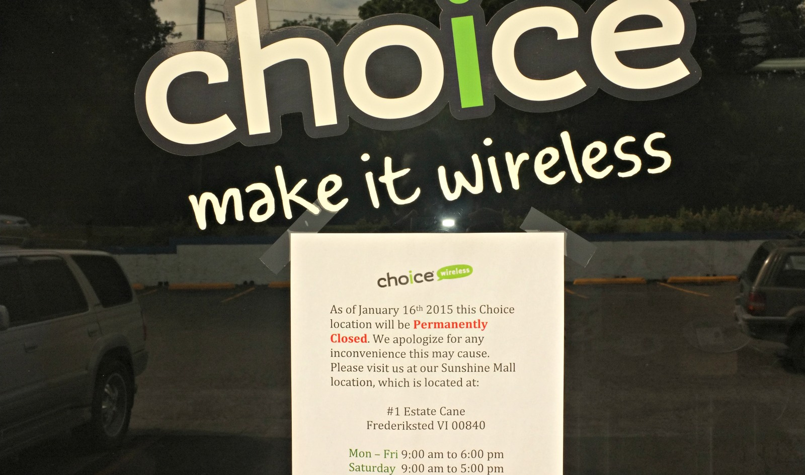 Choice Wireless Closes Retail Locations, Announces Upgrades For St. Thomas-St. John