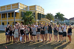 Students from Denmark on an educational tour in the territory