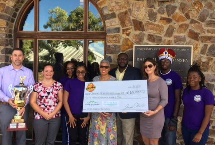 All $63,009.64 King Of The Wing Proceeds Donated To Junior Achievement Of the Virgin Islands