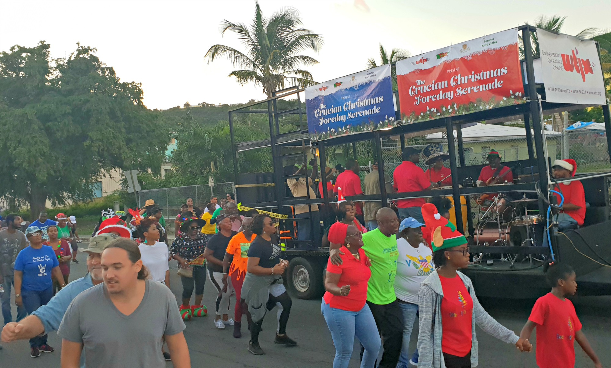 Watch: Crucians Celebrate Holidays During 12th Annual Crucian Christmas Foreday Morning Serenade In Christiansted